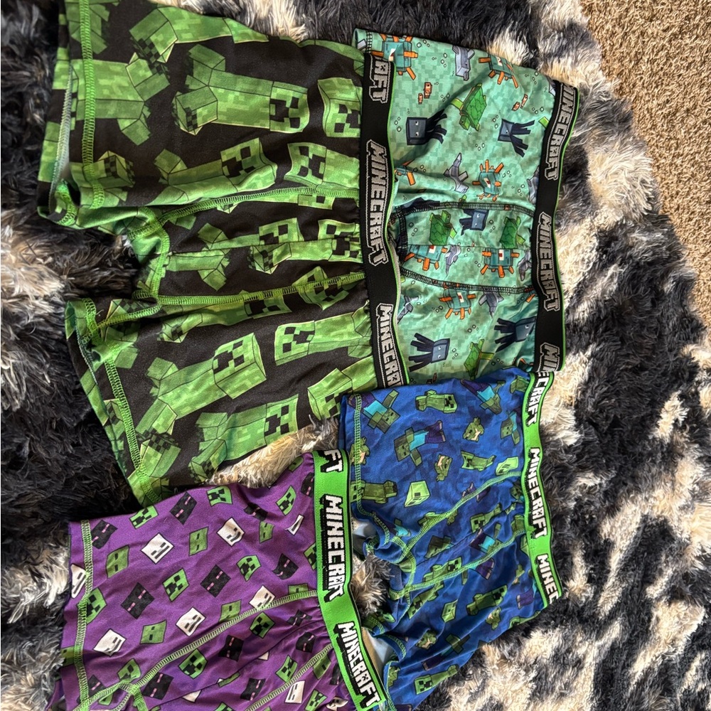 Minecraft Themed Boxer Shorts Set